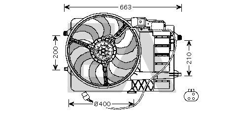 Fan, engine cooling (33V07013)