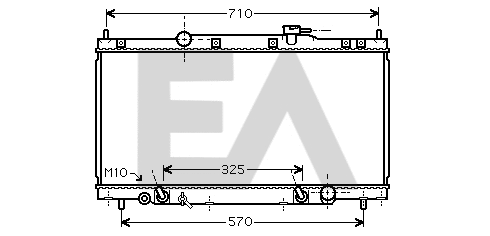Radiator, engine cooling (31R26072)