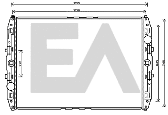 Radiator, engine cooling (31R47027)