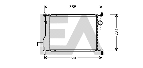 Radiator, engine cooling (31R05032)