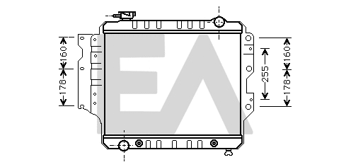 Radiator, engine cooling (31R33011)