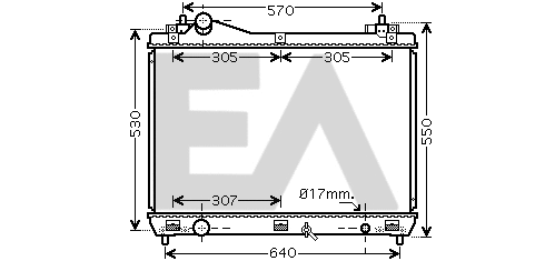 Radiator, engine cooling (31R69049)