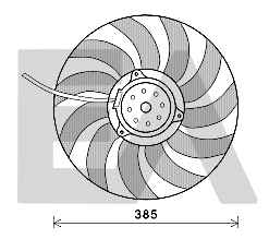 Fan, engine cooling (33V02012)