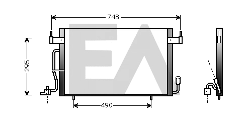 Condenser, air conditioning (30C10009)