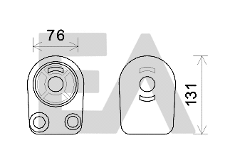 Oil Cooler, engine oil (37G60005)