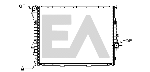 Radiator, engine cooling (31R07094)