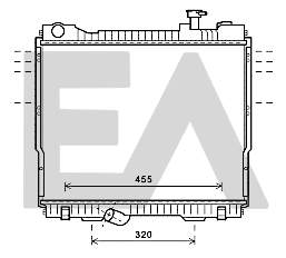 Radiator, engine cooling (31R18151)