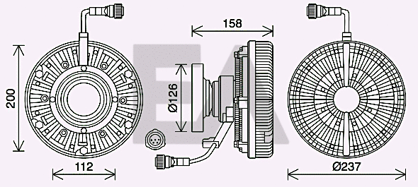 Fan Wheel, engine cooling (35C76D06)
