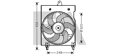 Fan, engine cooling (33V10009)