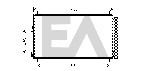 Condenser, air conditioning (30C71051)