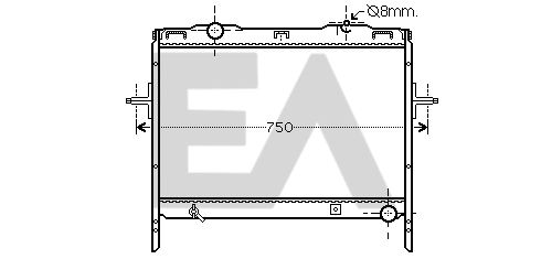 Radiator, engine cooling (31R36083)