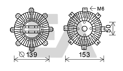 Fan Wheel, engine cooling (35C51D01)