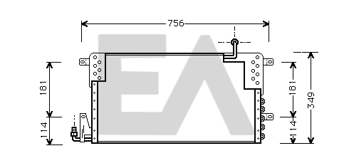 Condenser, air conditioning (30C77013)