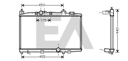 Radiator, engine cooling (31R71163)