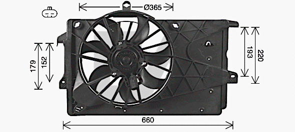 Fan, engine cooling (33V54026)