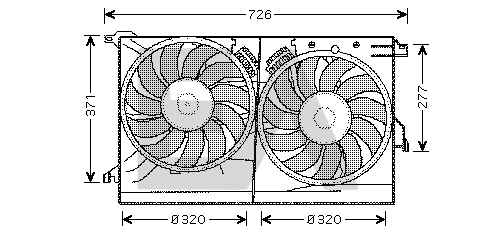 Fan, engine cooling (33V62002)