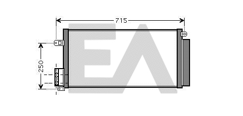 Condenser, air conditioning (30C25054)