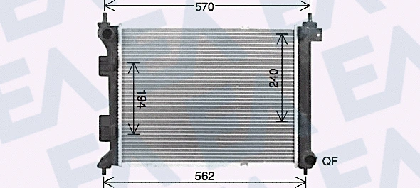 Radiator, engine cooling (31R28148)