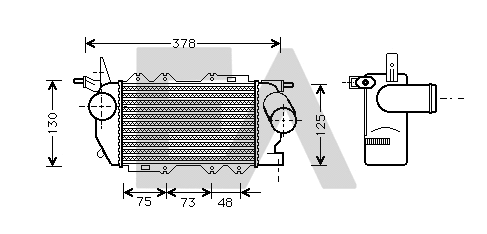 Charge Air Cooler (36A54005)