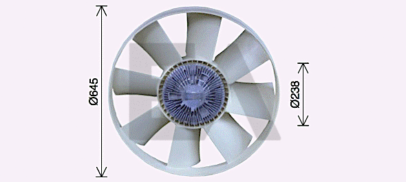 Fan Wheel, engine cooling (35C30C04)