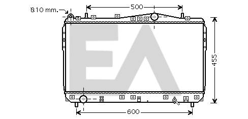 Radiator, engine cooling (31R20051)