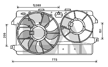Fan, engine cooling (33V22062)