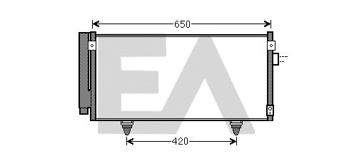 Condenser, air conditioning (30C68014)