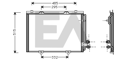 Condenser, air conditioning (30C50014)