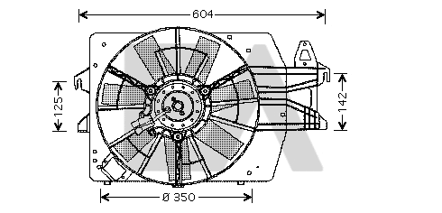 Fan, engine cooling (33V22016)