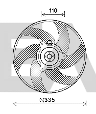 Fan, engine cooling (33V55023)