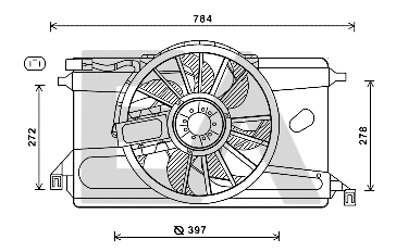 Fan, engine cooling (33V22051)