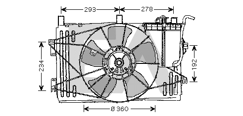 Fan, engine cooling (33V71005)