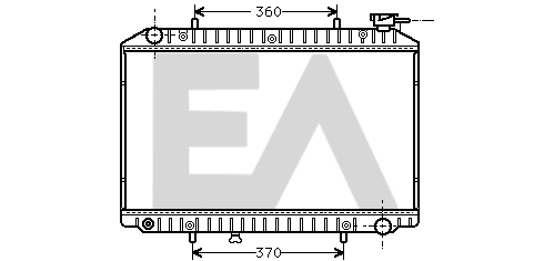Radiator, engine cooling (31R18167)