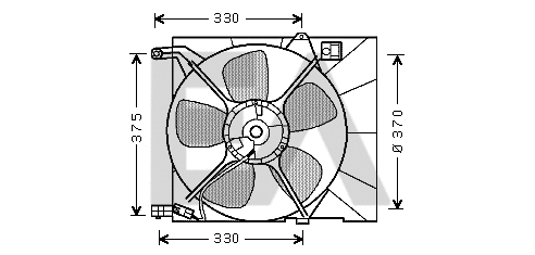 Fan, engine cooling (33V20016)