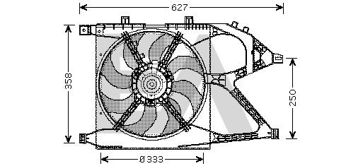 Fan, engine cooling (33V54019)