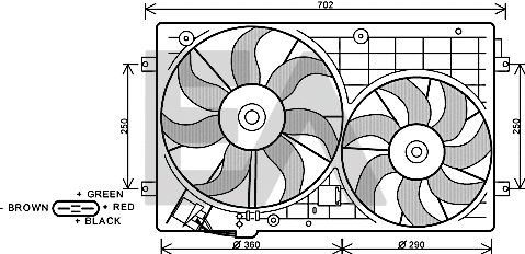 Fan, engine cooling (33V77024)