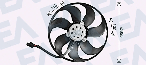 Fan, engine cooling (33V02018)
