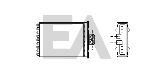 Heat Exchanger, interior heating (45C54019)