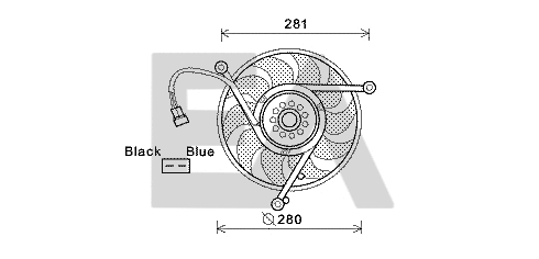 Fan, engine cooling (33V77027)