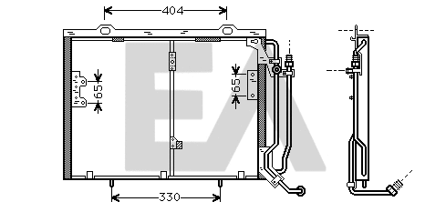 Condenser, air conditioning (30C50033)