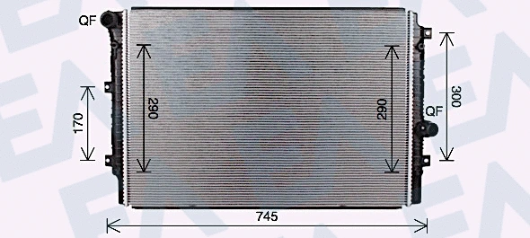Radiator, engine cooling (31R77137)