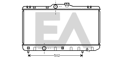 Radiator, engine cooling (31R71092)