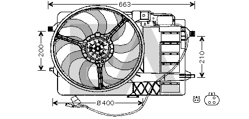 Fan, engine cooling (33V07004)