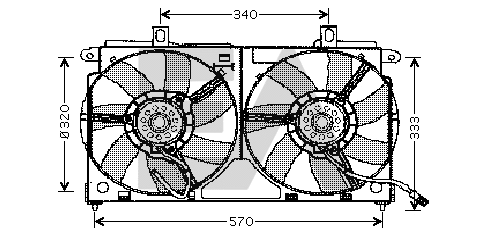 Fan, engine cooling (33V10008)
