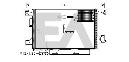 Condenser, air conditioning (30C50044)