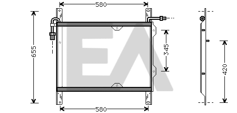 Condenser, air conditioning (30C16002)