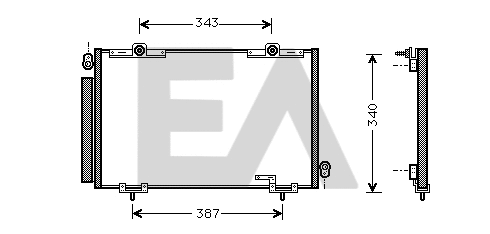 Condenser, air conditioning (30C71021)