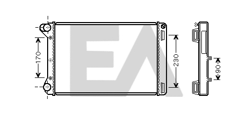 Radiator, engine cooling (31R25122)