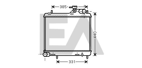 Radiator, engine cooling (31R28043)