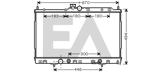 Radiator, engine cooling (31R51092)